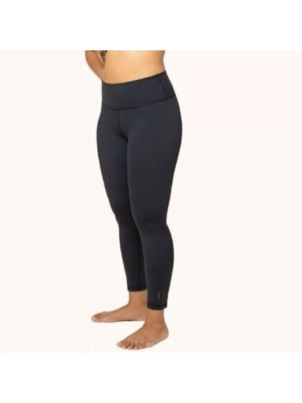NWT Lively Women's Black The Yoga Gym Nylon Spandex Active Legging Size XS